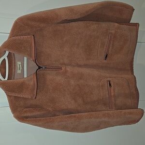 Madewell Pink Fleece Pullover Sz Xs A